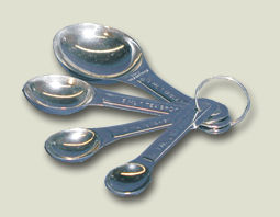 ABC Valueline - Measuring Spoon Set, 4 Piece, Stainless