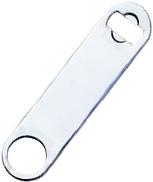 ABC Valueline - Bottle Opener, Flat, Stainless