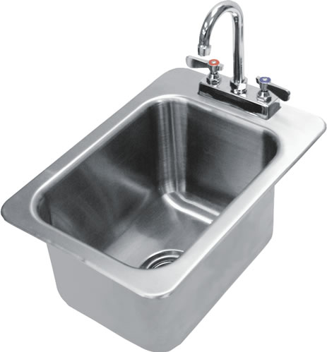 Sink, Drop-In w/Faucet