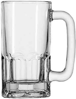 Glass, Beer Mug, Wagon, 12 oz