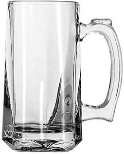 Glass, Beer Mug, Tankard, 12 oz