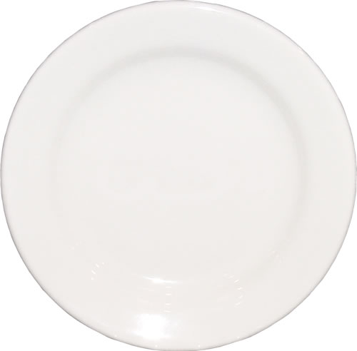 Anfora China - Plate, China, Rolled Edge, White, 6-1/4