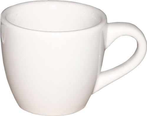 Cup, AD, China, White, 3-1/2 oz