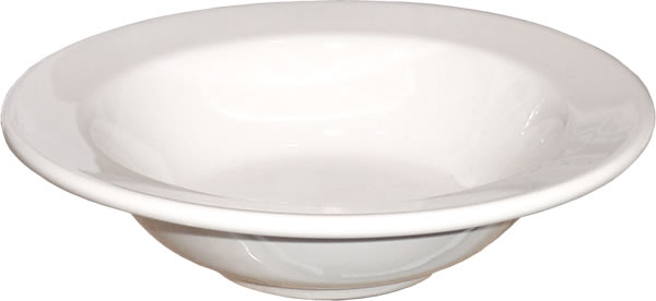 Bowl, Grapefruit, China, White, 9 oz