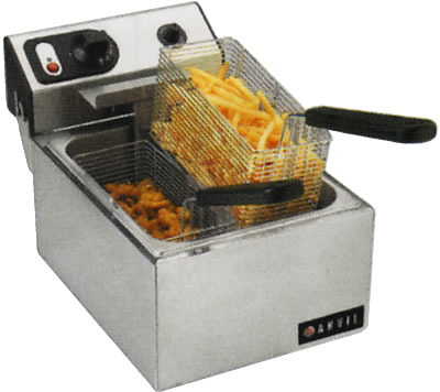 10 lb. Capacity Electric Countertop Fryer with Twin Baskets