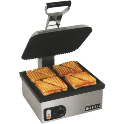 Electric Panini Style Non-Stick Coated Sandwich Press