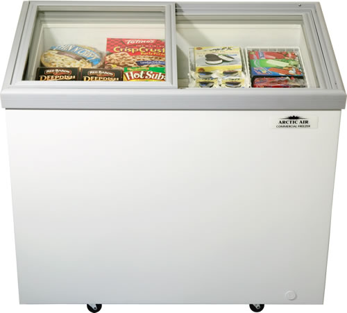 8.8 cu. Ft. Glass Top Freezer