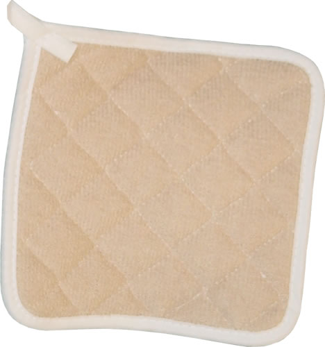 Pot Holder, Terry Cloth, Almond, 8