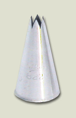 Ateco - Pastry Tip, Open Star, Stainless, #2, 1/4