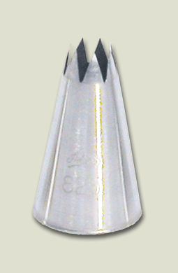 Ateco - Pastry Tip, Open Star, Stainless, #5, 7/16