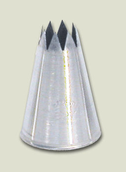 Ateco - Pastry Tip, Open Star, Stainless, #7, 9/16
