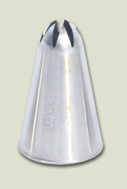Ateco - Pastry Tip, Closed Star, Stainless, #5, 7/16