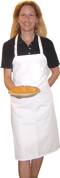 Artex International Inc. - White Bib Apron