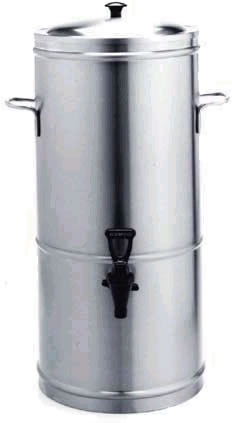 Beverage Dispenser, Iced Tea, Stainless, 3 gal