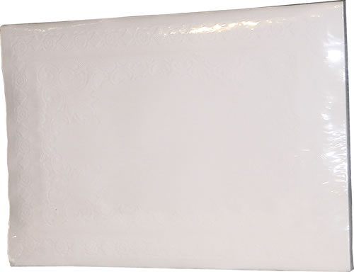 Placemat, Disposable Paper, White, 10