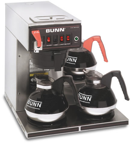 Bunn-O-Matic Corp. - Coffee Maker, Automatic, 3 Warmer, Stainless