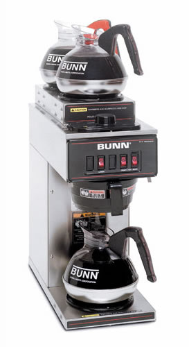 Bunn-O-Matic Corp. - Coffee Maker, Pourover, 3 Warmer, Stainless