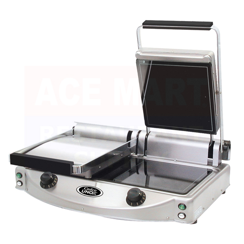 Cadco Ltd. - Glass-Ceramic Double Panini Grill