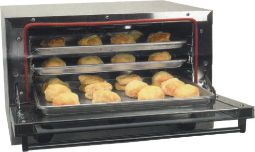 Cadco Ltd. - Oven, Convection, Half Size, Countertop, Stainless, 120v