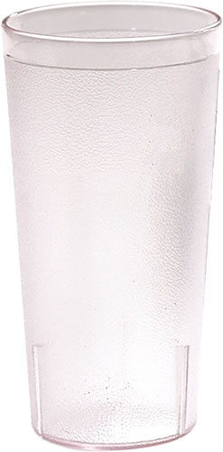 Cambro Manufacturing Co. - Tumbler, Plastic Pebbled Stacking Clear 32 oz