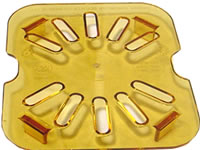 Cambro Manufacturing Co. - Grate, Sixth Size, Polysulfone, Amber