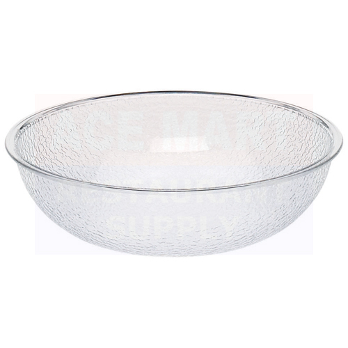 Cambro Manufacturing Co. - Bowl, Pebbled, Acrylic, Clear, 3-1/5 qt