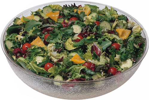 Cambro Manufacturing Co. - Bowl, Pebbled, Acrylic, Clear, 40 qt