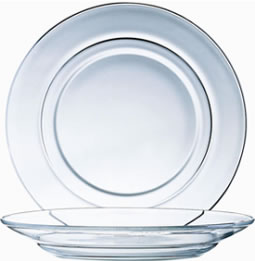 Plate, Dinner, Glass, 