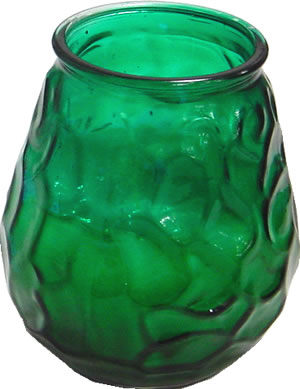 Candle, Venetian, Green