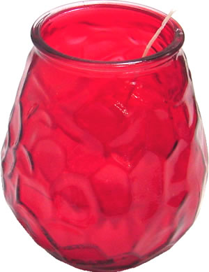 Candle Corp. of America - Candle, Venetian, Red