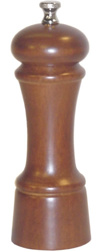 Pepper Mill, Walnut Finish, 6