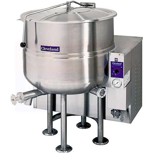 Cleveland - 40 gal. Leg Type Natural Gas Steam Kettle