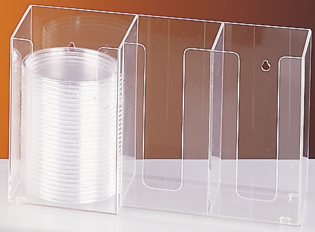 Cal-Mil Plastic Products - Lid Organizer, 3 Section, Clear