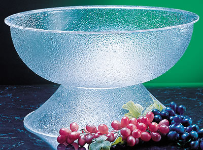 Cal-Mil Plastic Products - Punch Bowl, Plastic, Pebbled, 16 qt