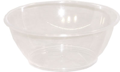 Comet - 6 oz Clear Plastic Bowl