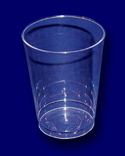 Tumbler, Plastic Disposable Tall Clear 10 oz