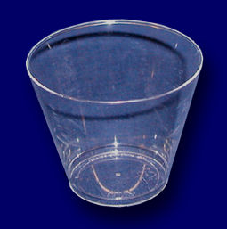Glass, Old Fashioned, Disposable Plastic, 9 oz