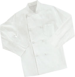 Chef Coat, Knotted, Size 38