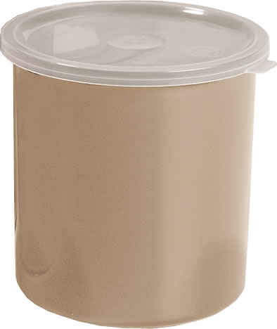 Crock, Classic, w/Lid, Beige, 1.2 qt