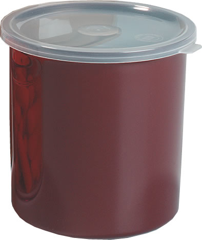 Carlisle Food Service - Crock, Classic, w/Lid, Brown, 1.2 qt