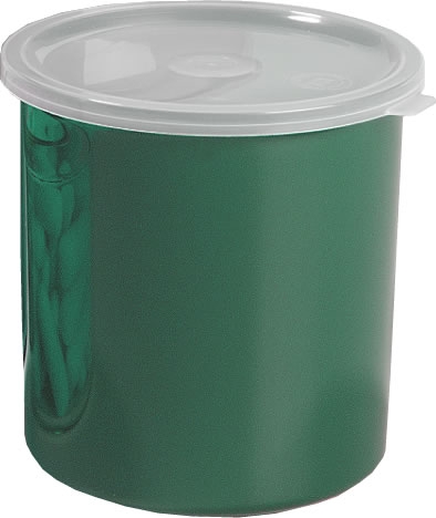 Crock, Classic, w/Lid, Green, 1.2 qt