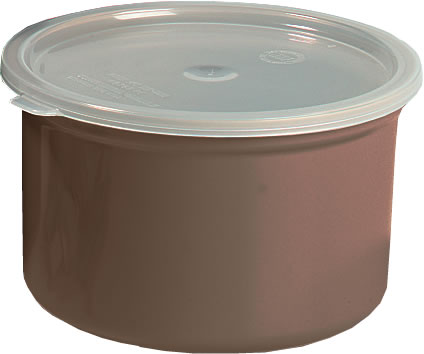 Carlisle Food Service - Crock, Classic, w/Lid, Brown, 1.5 qt