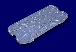 Grate, Third Size, Polycarbonate, Clear