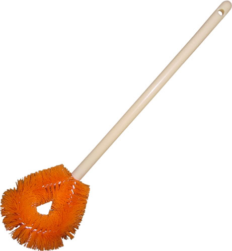 Brush, Toilet Bowl, Orange, 21