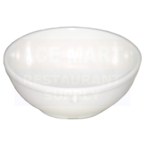 16 oz. White Melamine Nappie Bowl