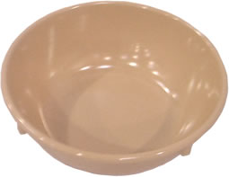 Bowl, Nappy, Melamine, Tan, 10 oz