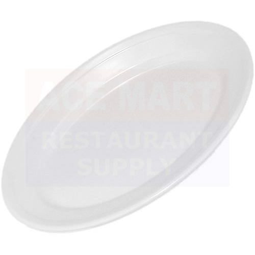 9-1/4� White Melamine Oval Platter