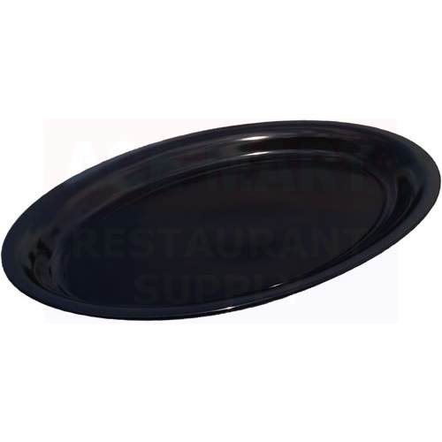 Black Melamine Oval Platter 21� x 15�