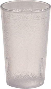 Tumbler, Plastic Pebbled Stacking Clear 5 oz
