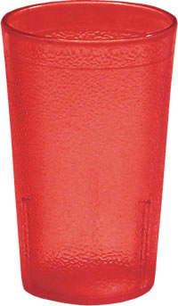 Tumbler, Plastic Pebbled Stacking Ruby 5 oz